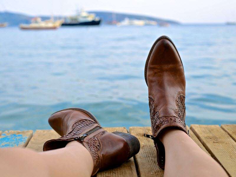 The Chloe Faye leather 